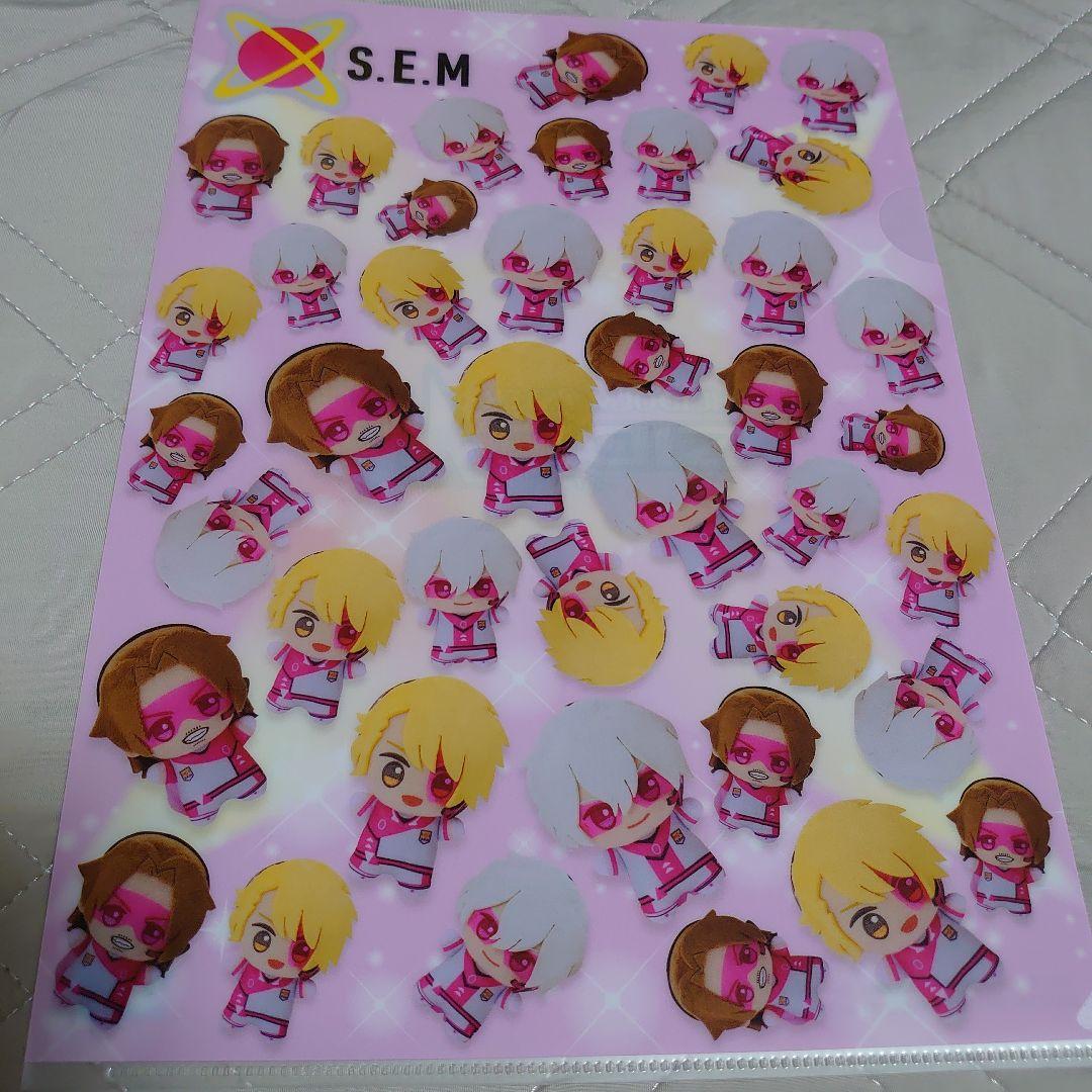５枚セット　アイドルマスターS.E.M　　　　SideM　クリアファイル