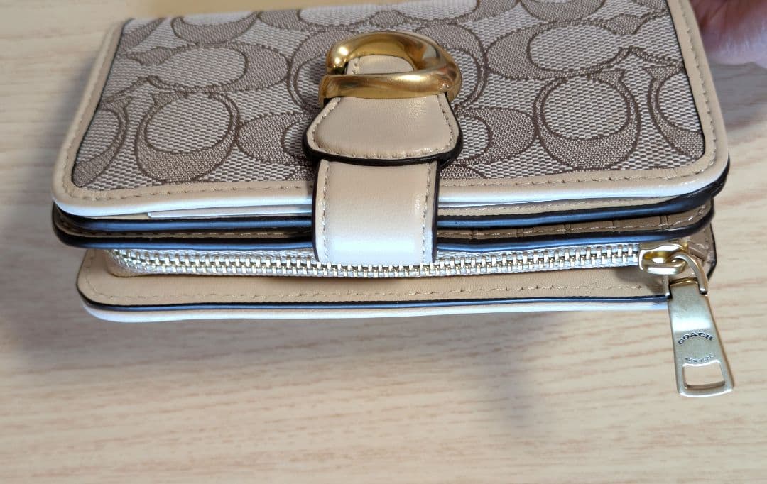 【COACH コーチ】 タビー ミディアム ウォレット 二つ折り財布 C金具