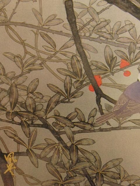 宮本風貴、【朱い実】、希少な額装用画集より、新品額装付、状態良好