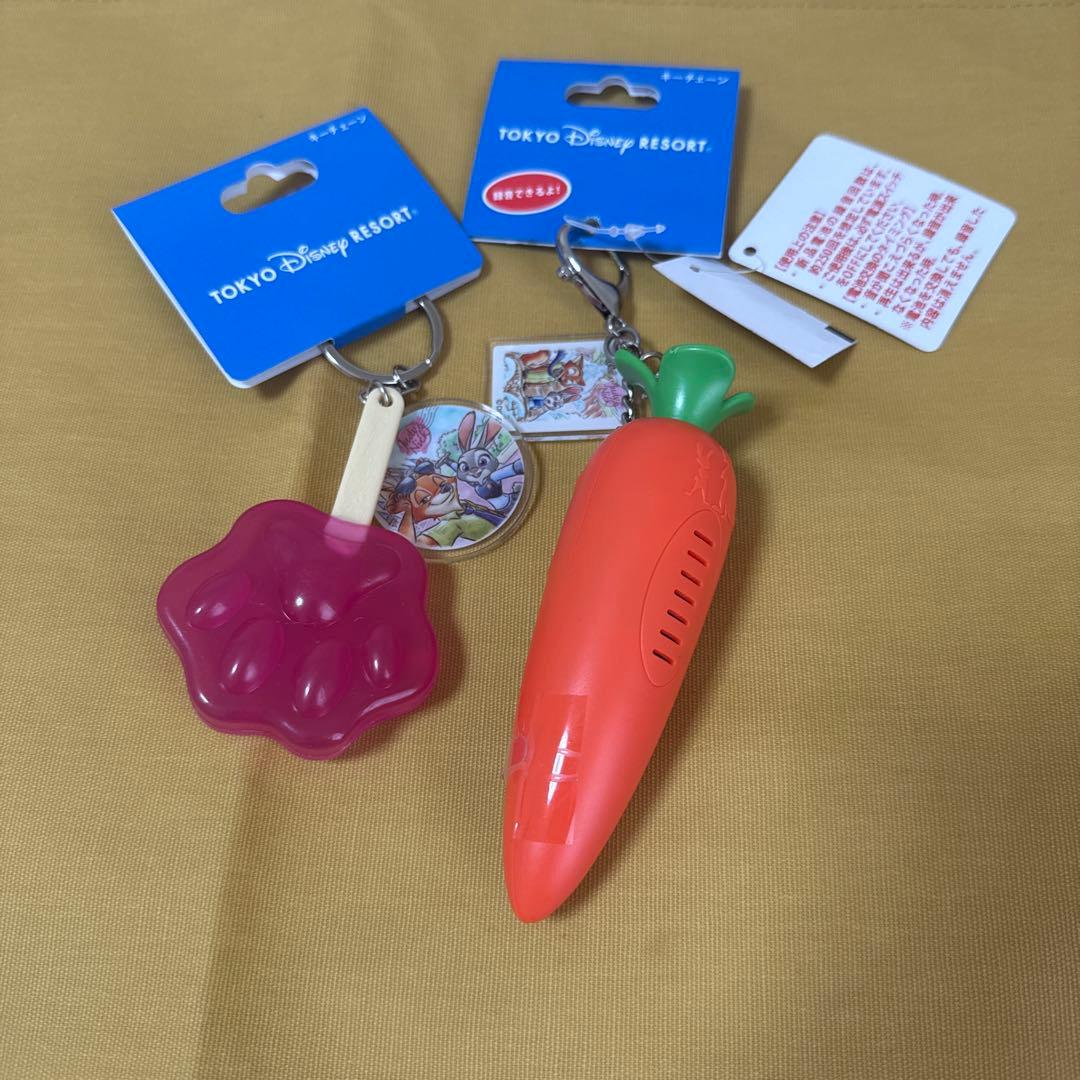 ディズニー ズートピア ボールペン 録音付き にんじん ニック ジュディ　新品