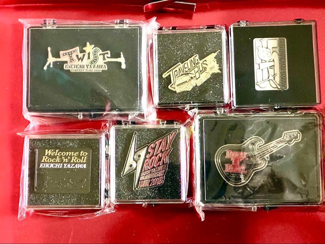 矢沢永吉　ピンバッジ6個セット　SS席特典