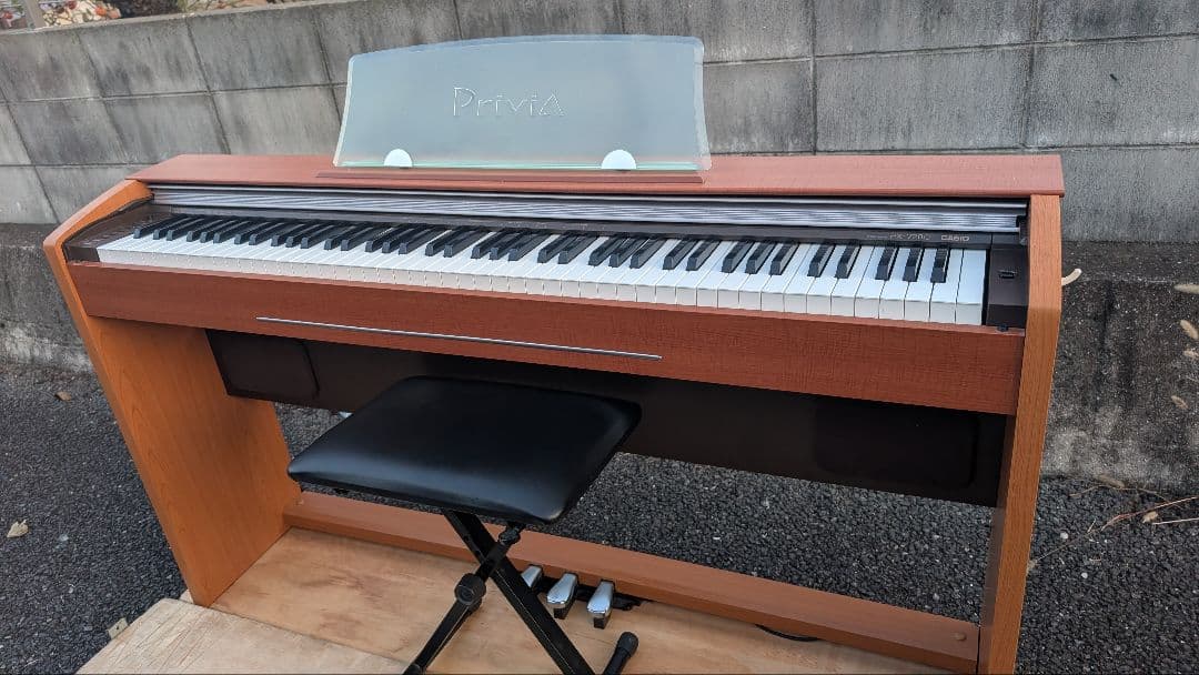 送料込み CASIO 電子ピアノ PX-720C 07年製激可愛い♥＆激激激美品