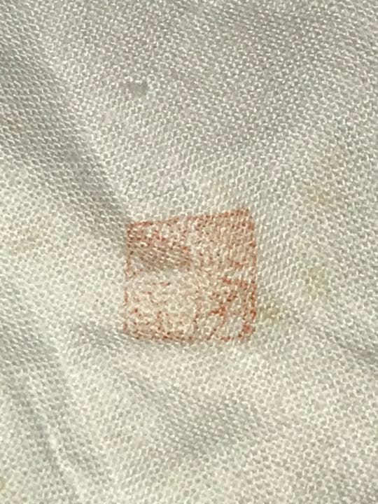 田村敬星 毛筆細字 四季彩色文 香合 K273 共箱 共布 栞付き 九谷焼