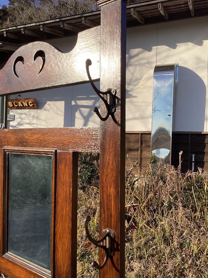 イギリスアンティーク　オーク材　ホールスタンド