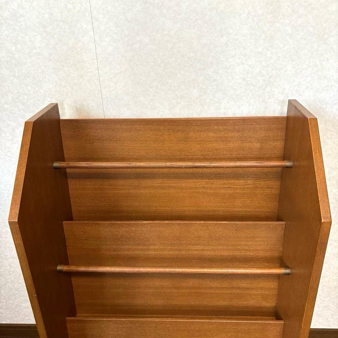 【良品】CONDE HOUSE インテリアセンター マガジンラック 本棚 希少