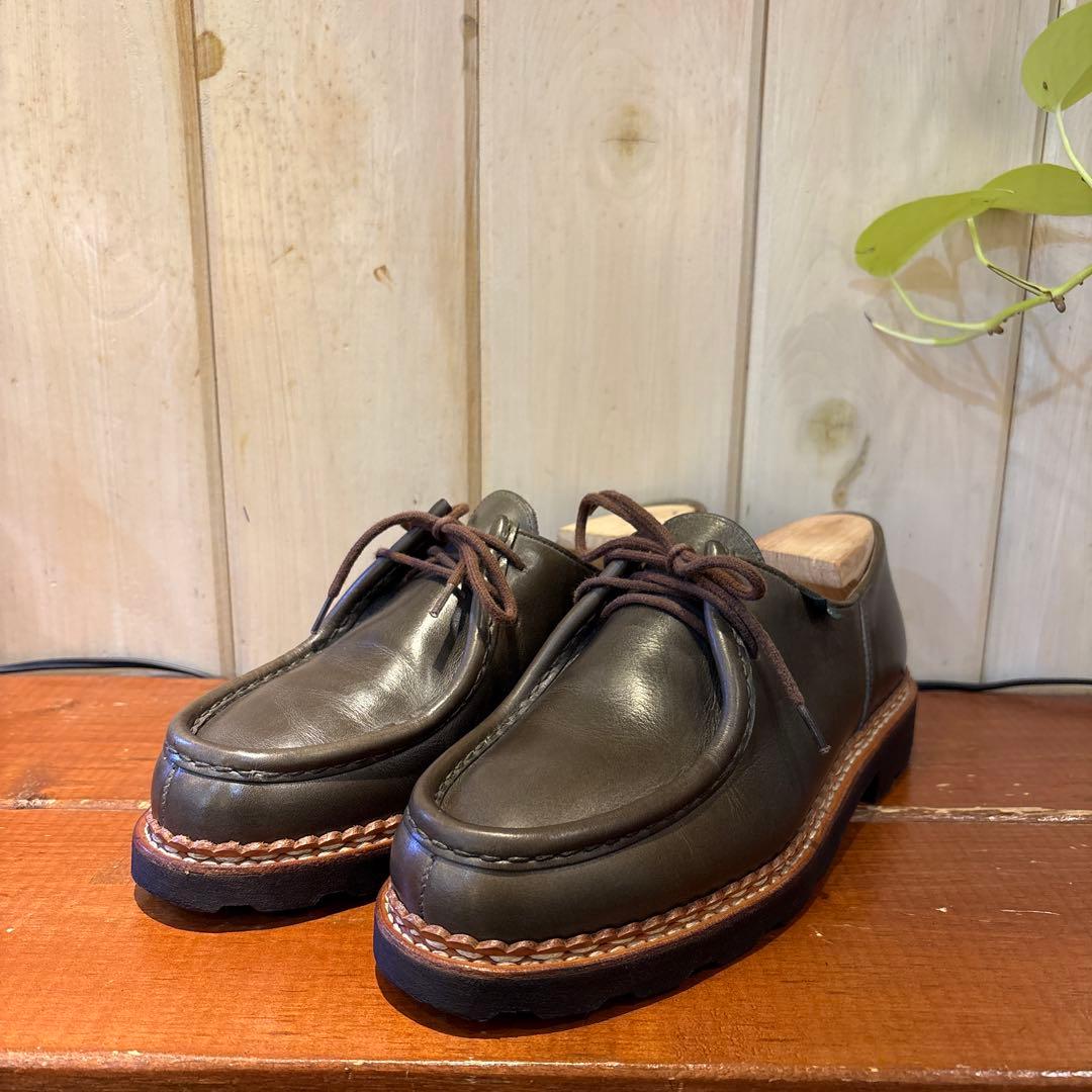 美品レア PARABOOT 別注 MICHAEL オリーブグリーン　40