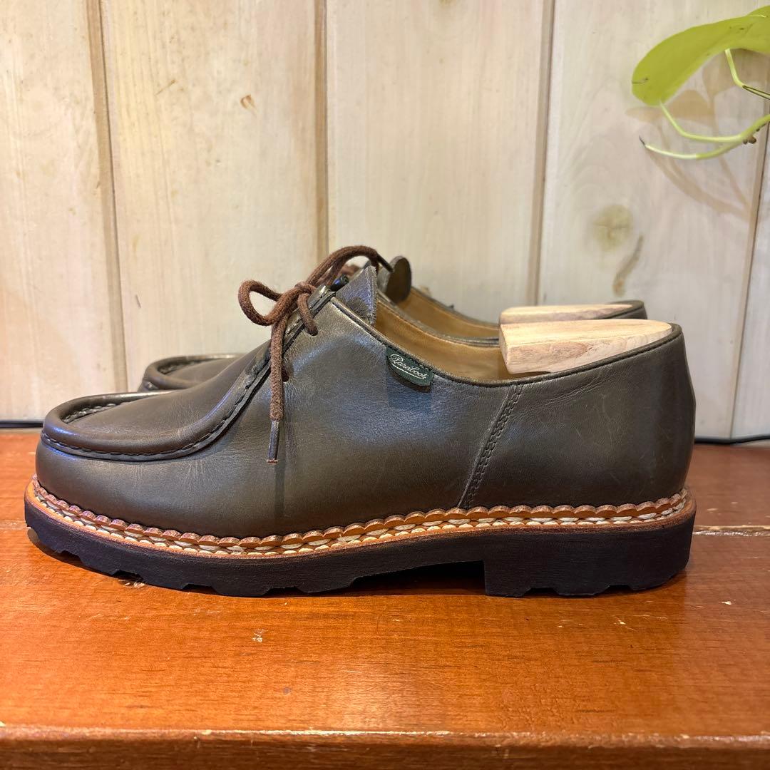 美品レア PARABOOT 別注 MICHAEL オリーブグリーン　40