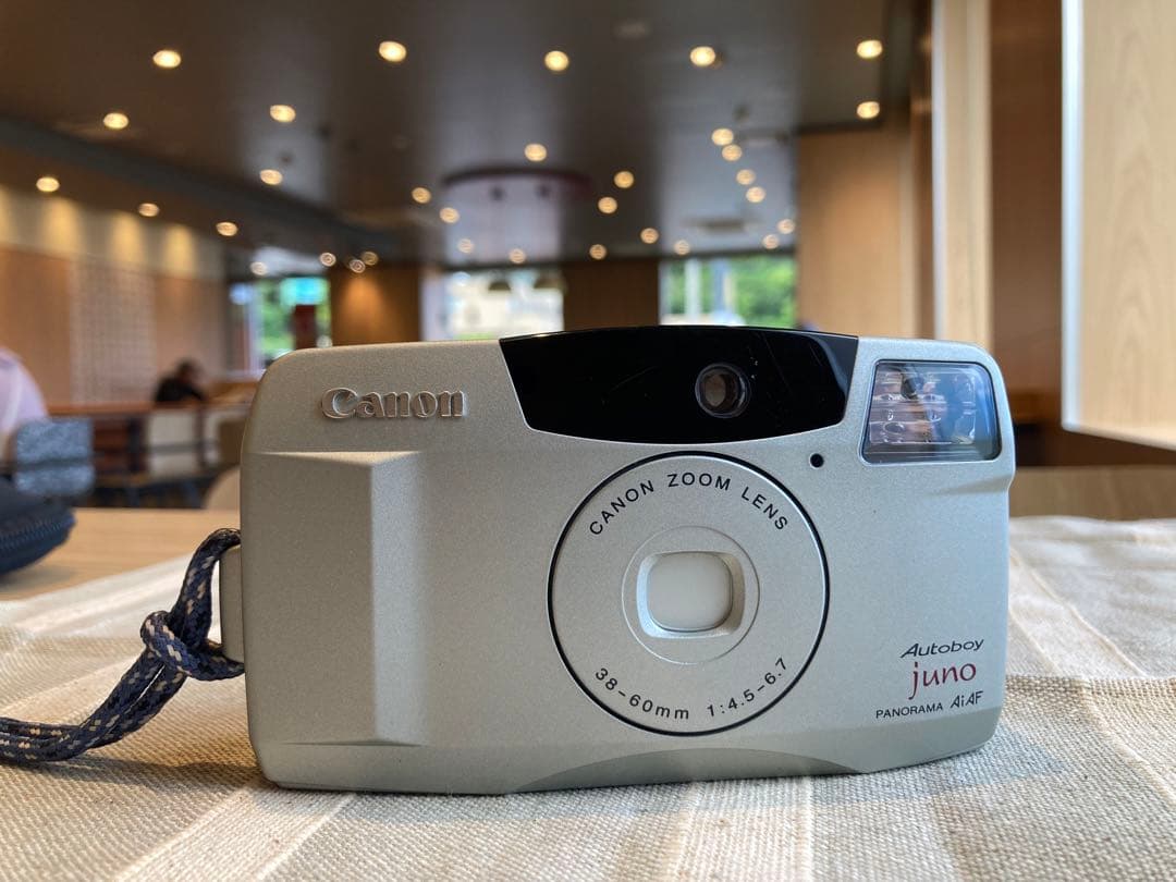 ★完動品・美品・初期保証付★canon autoboy juno ★フィルム入門
