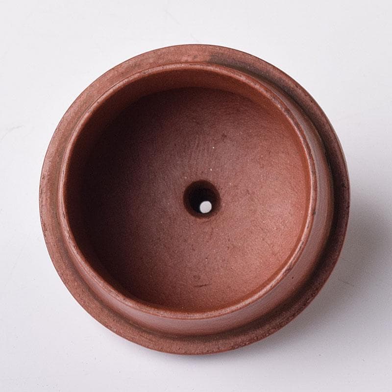 Tetsai　中国　紫砂　朱泥　漢詩刻　急須　茶壷　V　R8597