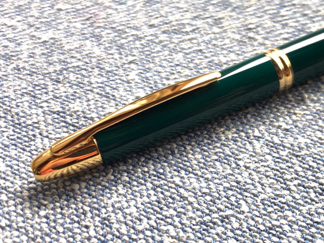 PILOT パイロット キャップレス 万年筆 ニブ 18K M 中字グリーン