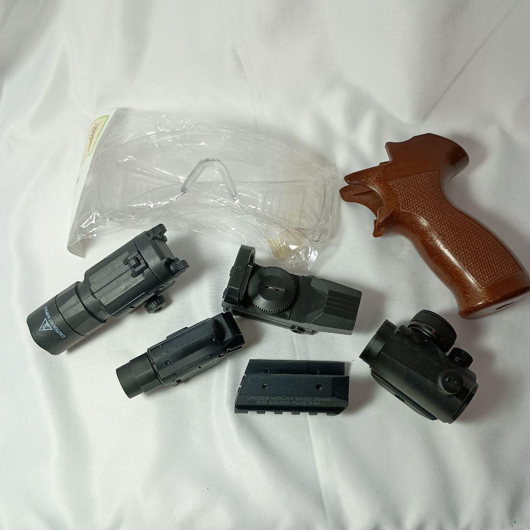 トイガンセット 他　ホルスター、サイト等