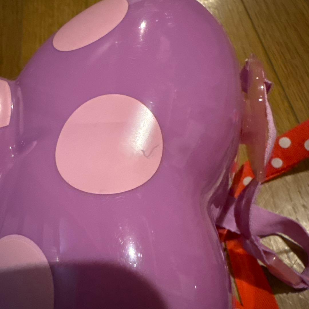 ディズニー ミニー デイジー リボン ポップコーンバケット 赤 紫 セット