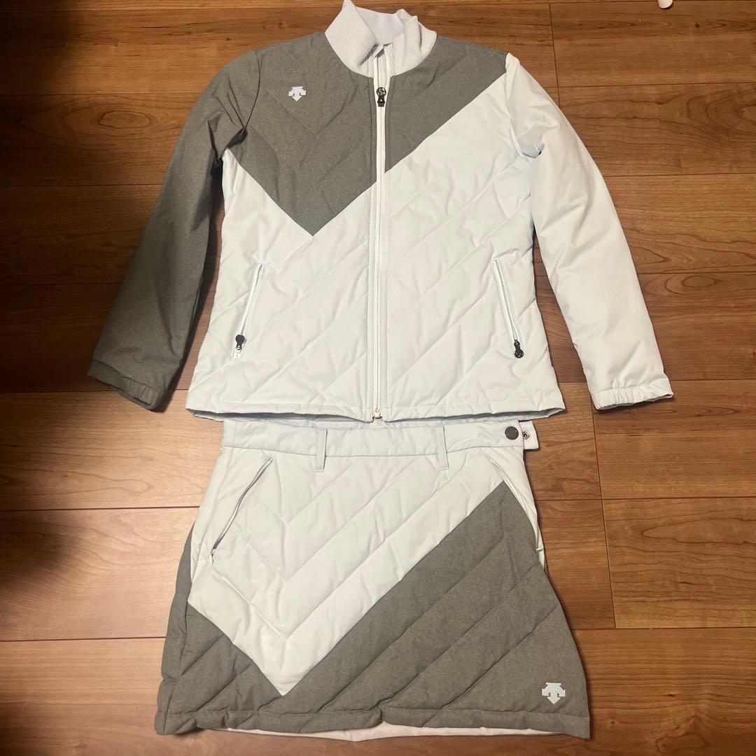 DESCENTE GOLF レディース M ダウンジャケットとスカートのセット