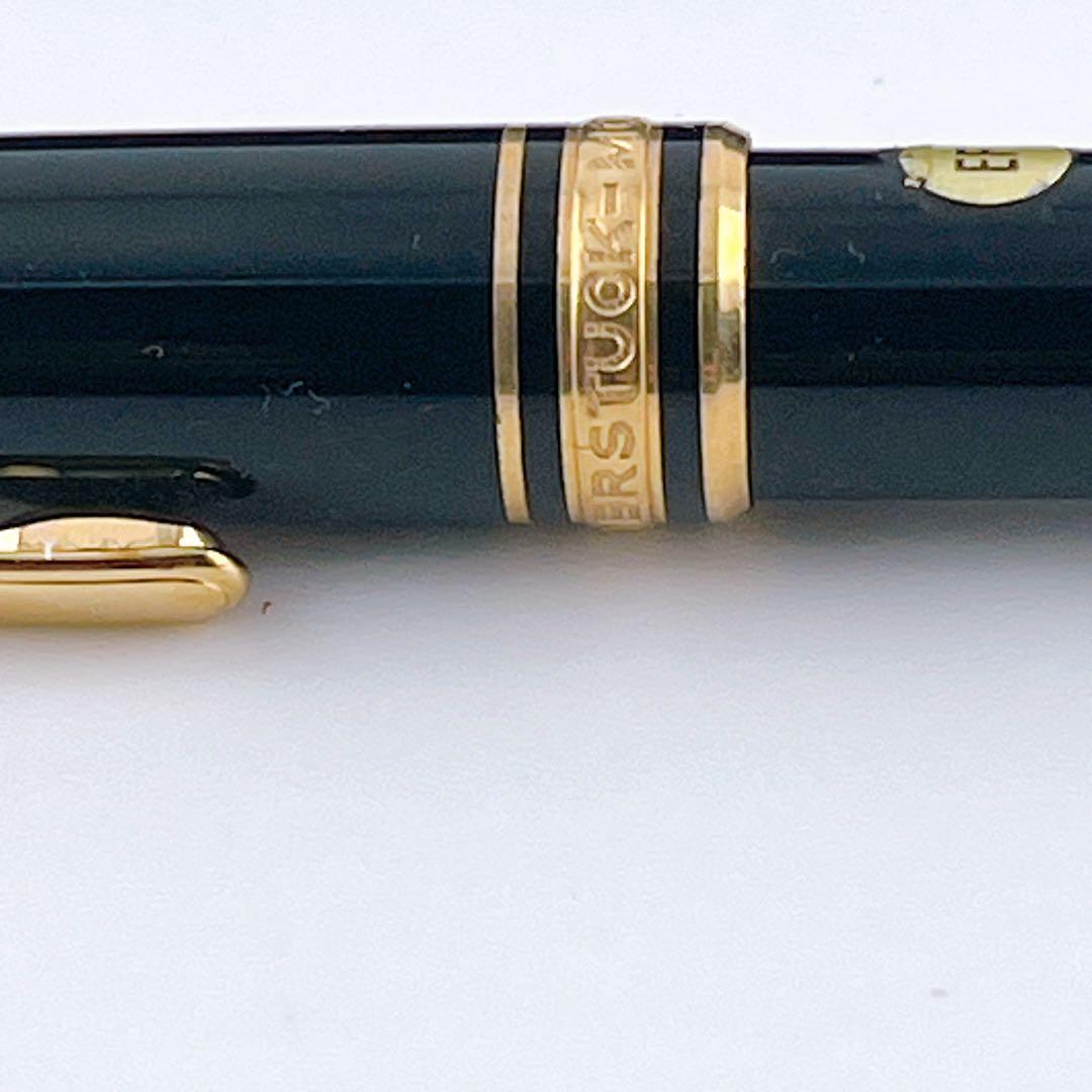 モンブラン 万年筆 マイスターシュティック 14K ケース　インク付き　EF