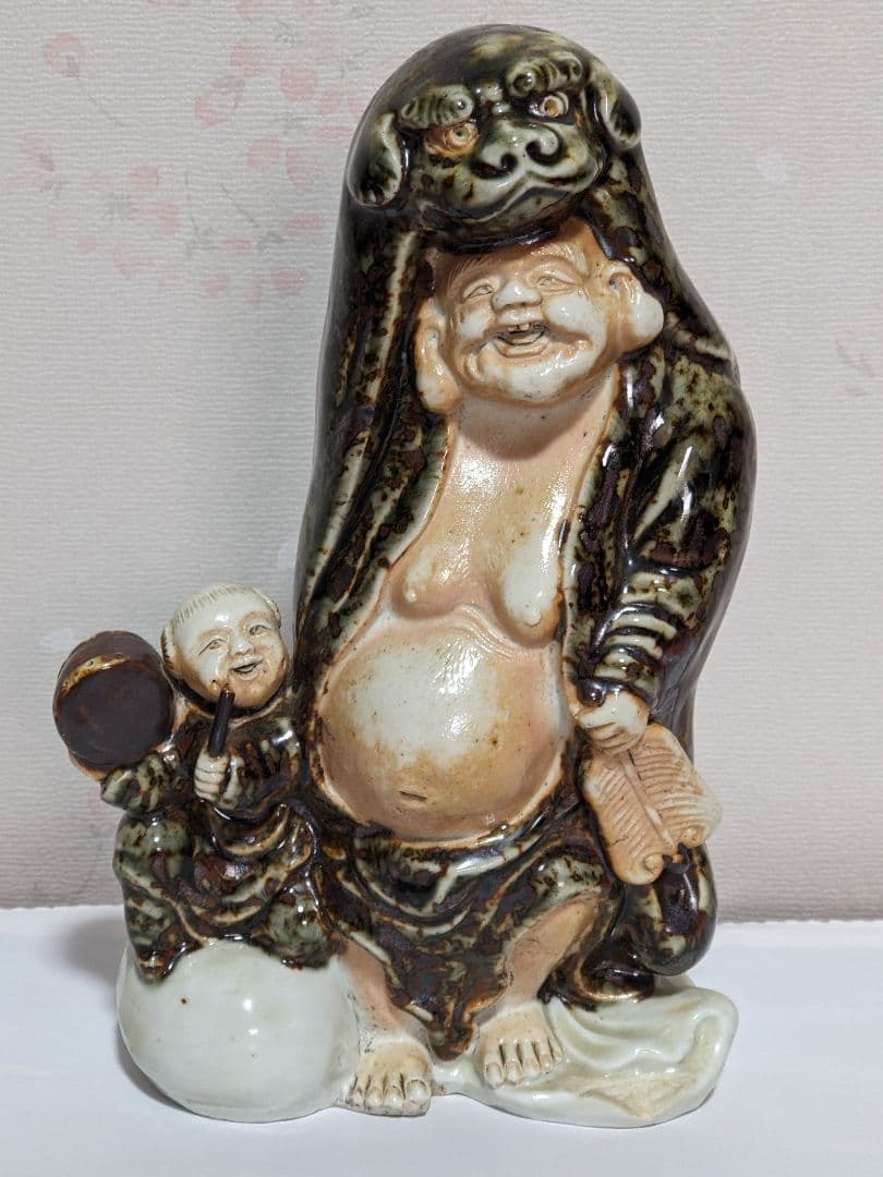 ⭐️唐子像 布袋様 越後獅子 磁器人形 置物 縁起物 作家物美術工芸品骨董品