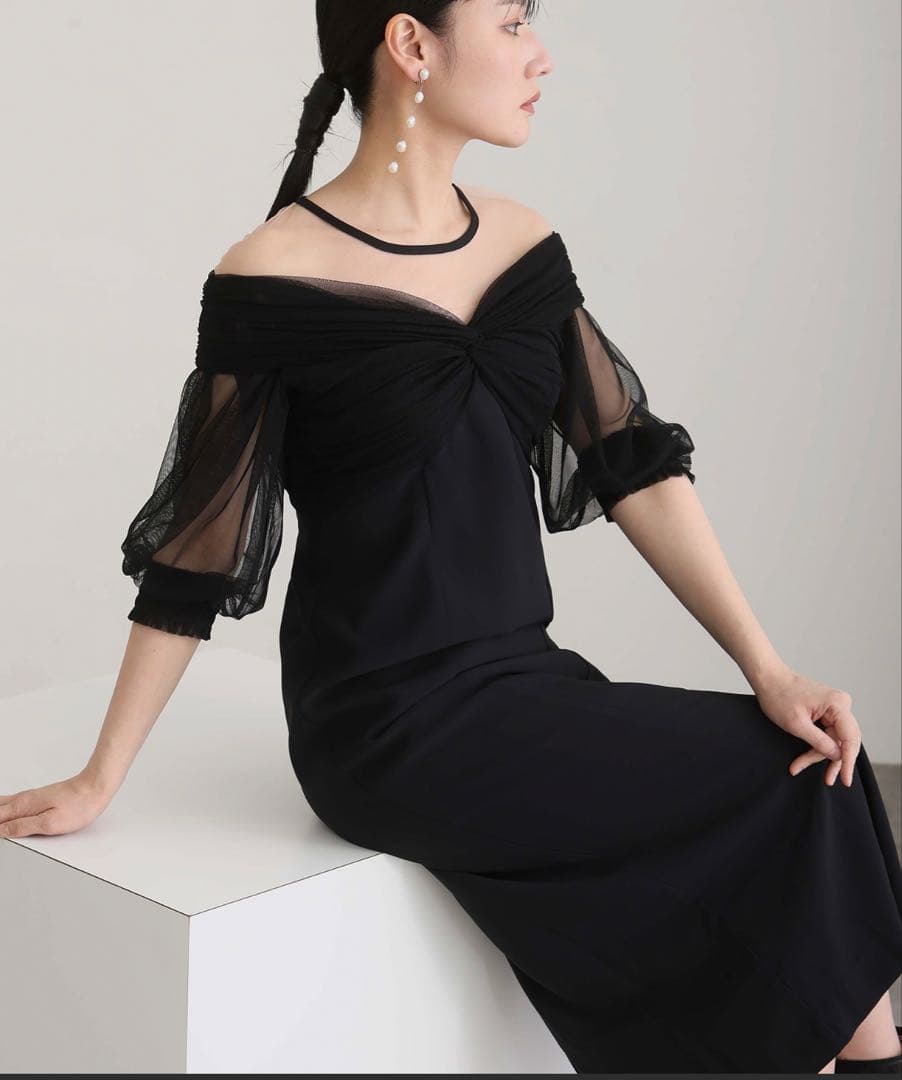 atlo ロング&七分袖 パーティードレス オケージョンドレス　XL