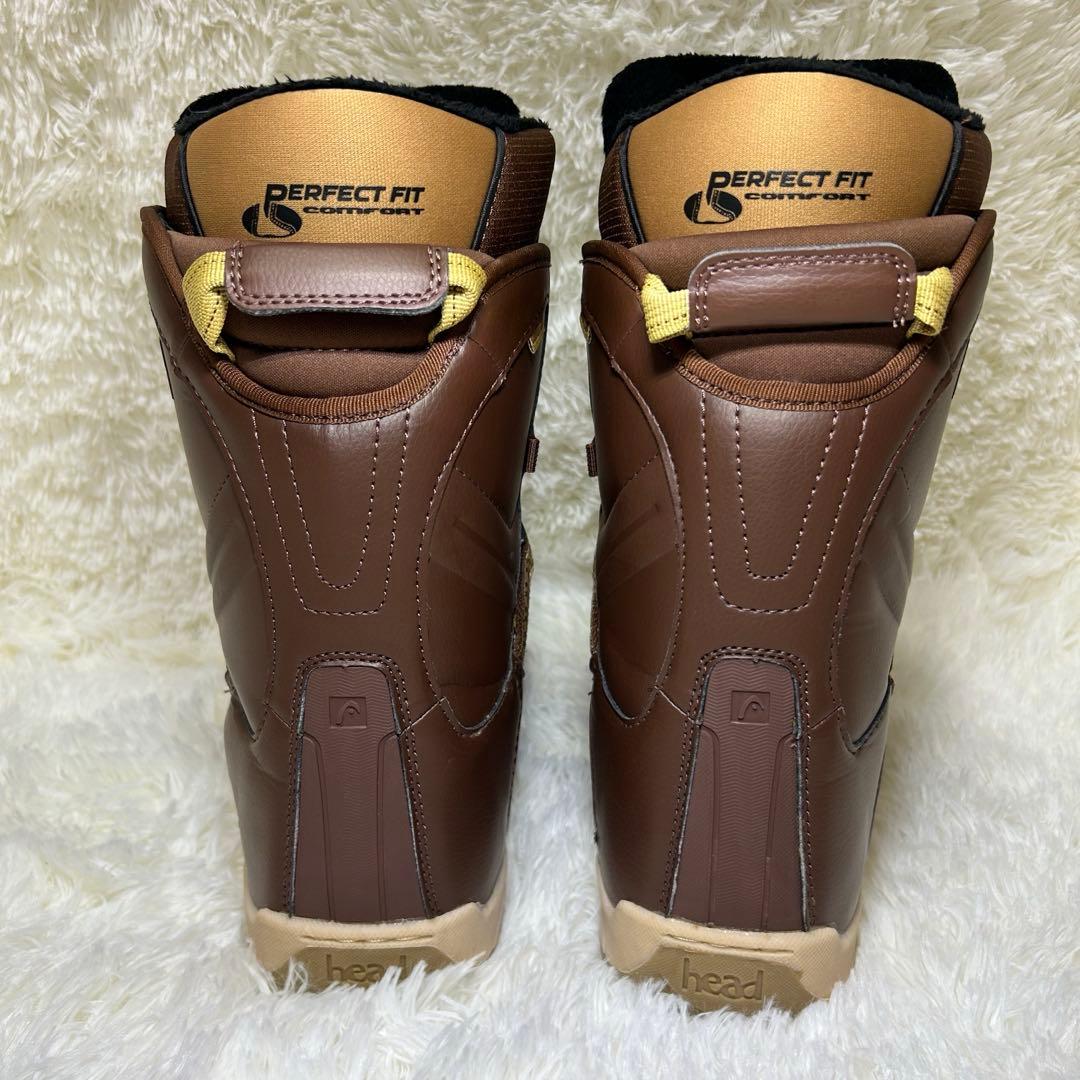 【美品】HEAD【TRUE BOA】26㎝　ヘッド　スノーボードブーツ　ブラウン