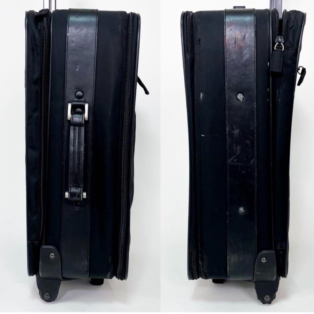 【正規品】プラダ PRADA ギャラカード キャリーケース V196 鍵付 黒