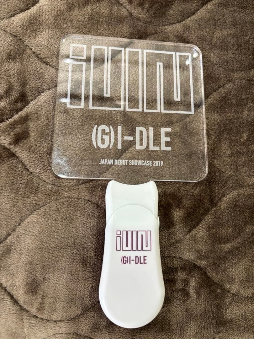 (G)I-DLE デビューショーケース　スローガンタオル　ペンライト　セット