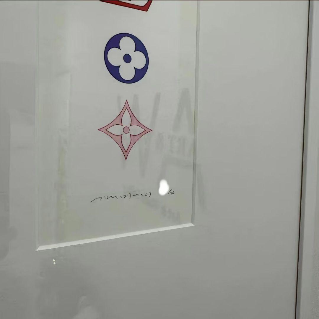 村上隆 版画 【ルイ・ヴィトン,スーパーフラット,ピンク】 ED50