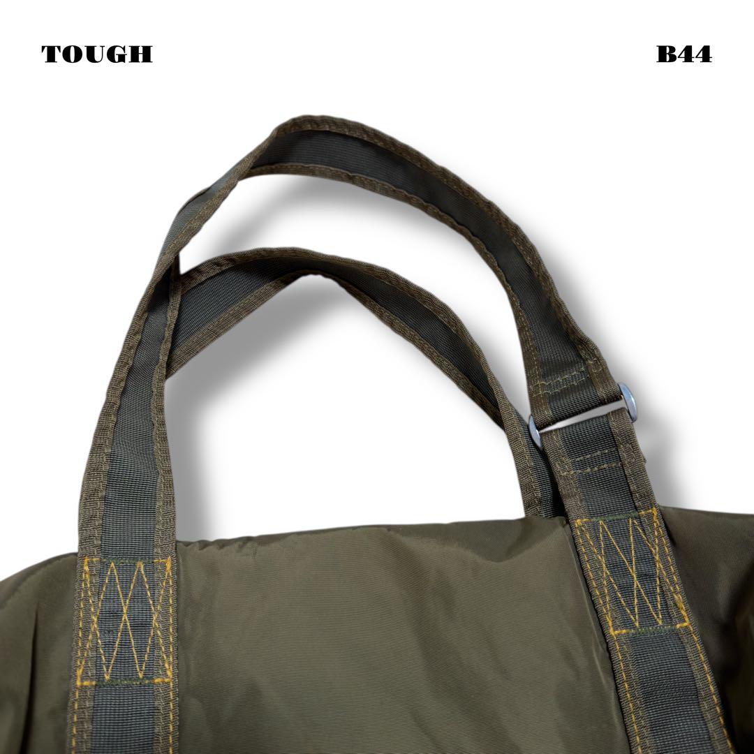 人気品！ TOUGH タフ バッグ カバン オリーブ グリーン ミリタリー 深緑