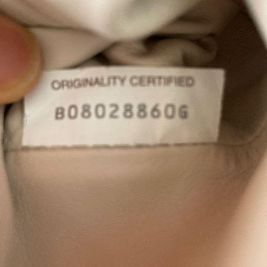 BOTTEGA VENETA ホワイト ギャザーショルダーバッグ