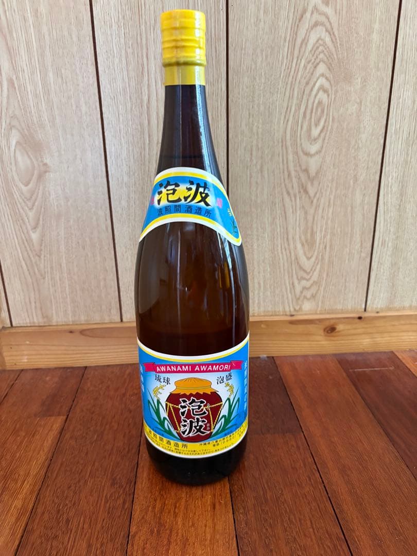 【未開封】古酒　波照間泡波　一升　度数30度　一本