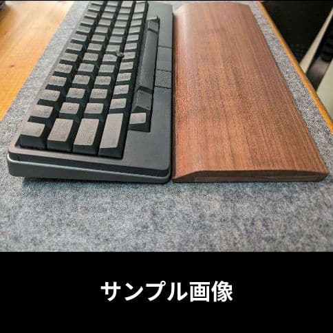 パイン集成材HHKB Studio用 手作りパームレスト兼キーボードルーフ 白