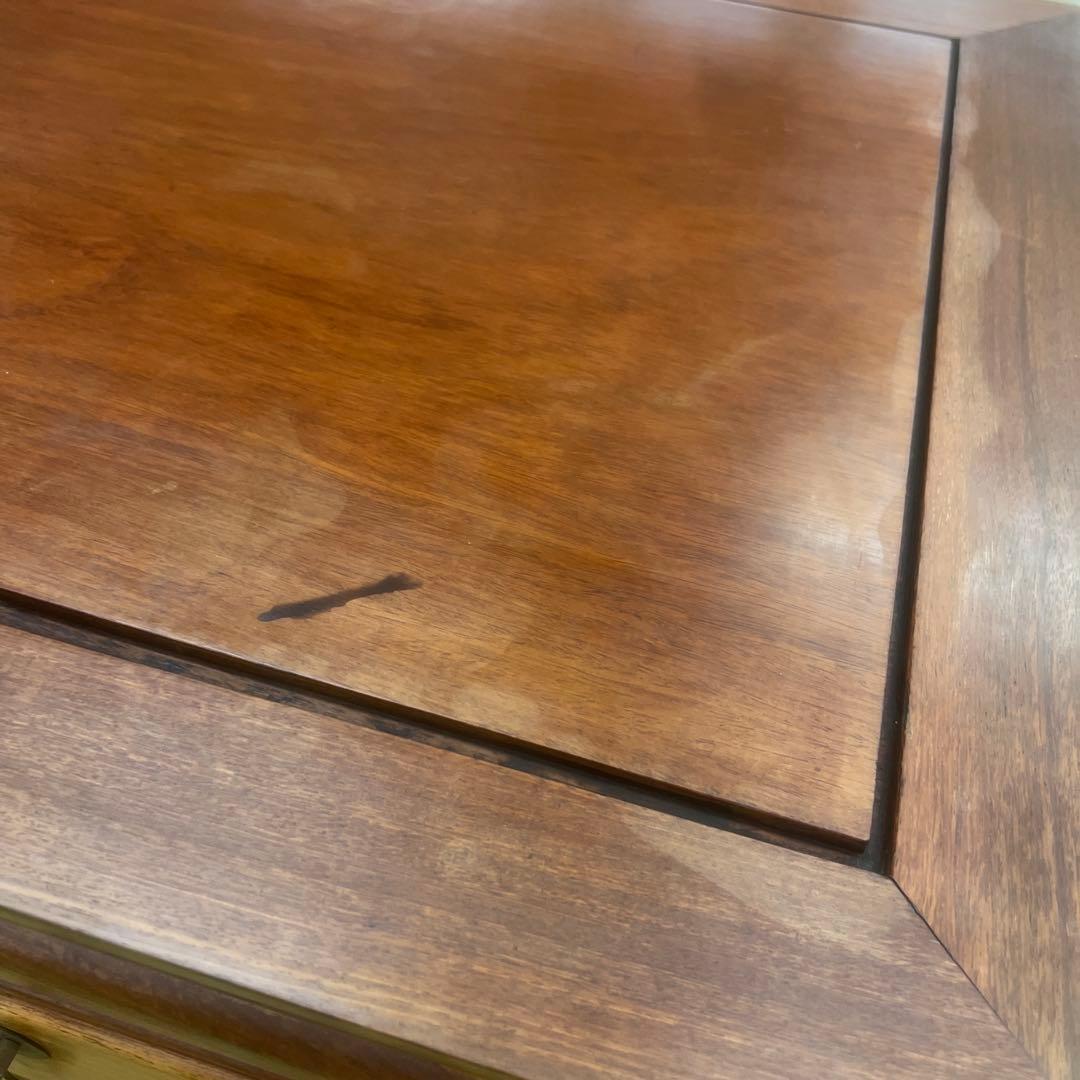 最終値下げ‼️250 サイドテーブル 電話台　引き出付　アンティーク　昭和レトロ