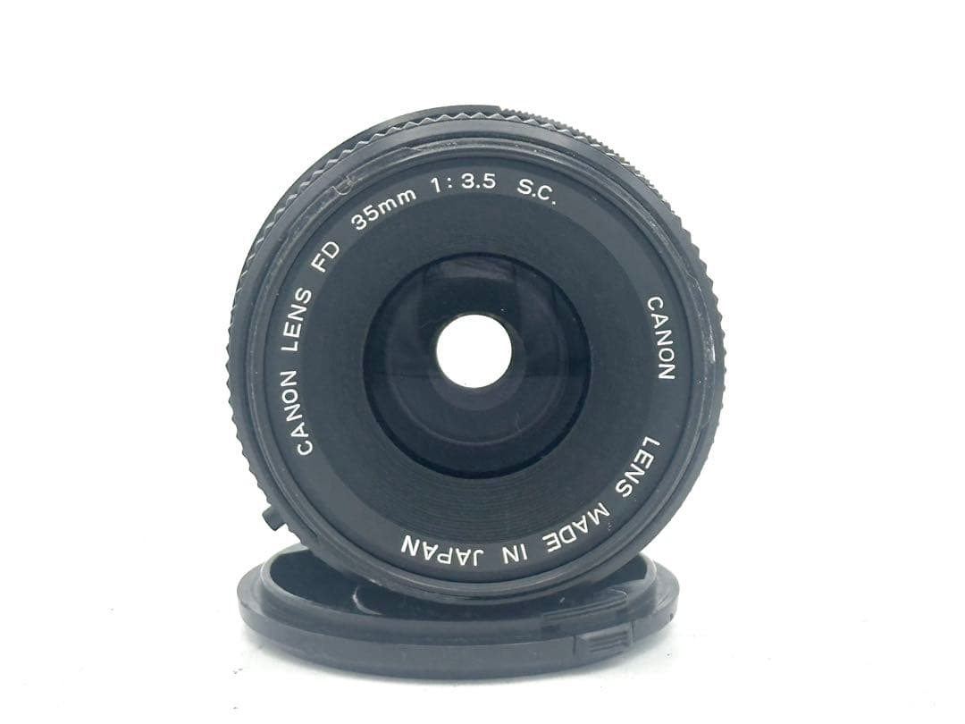 【完動品】Canon AE-1 + FD 35mmf3.5 フィルム 一眼レフ