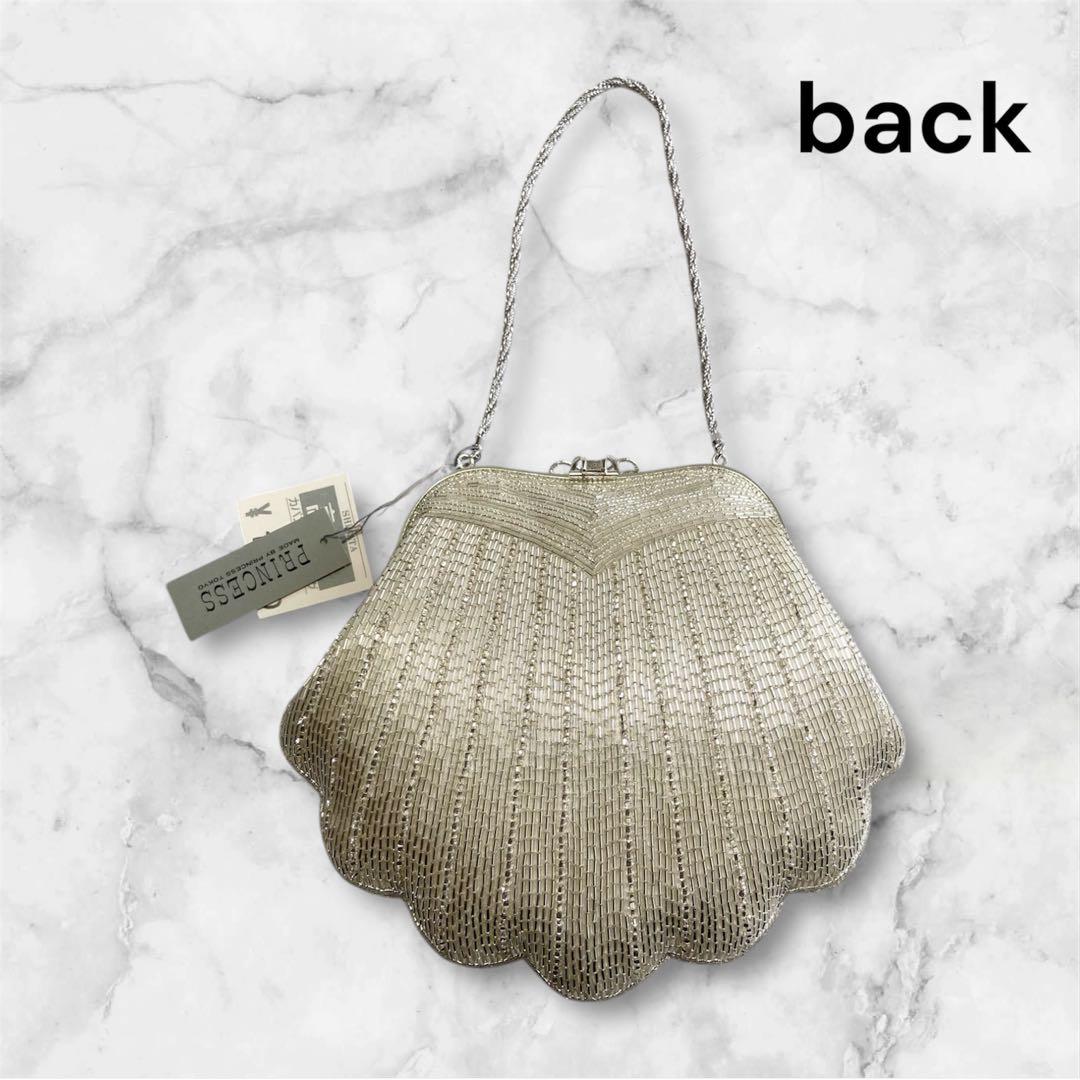 【新品タグ付き】ビーズバッグ　和装用バッグ　パーティーバッグ　結婚式　和装小物