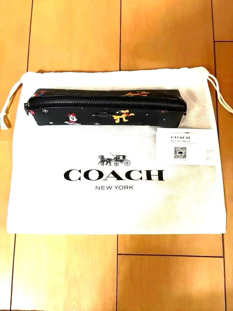 コーチ　ディズニー　ミッキー　ペンケース