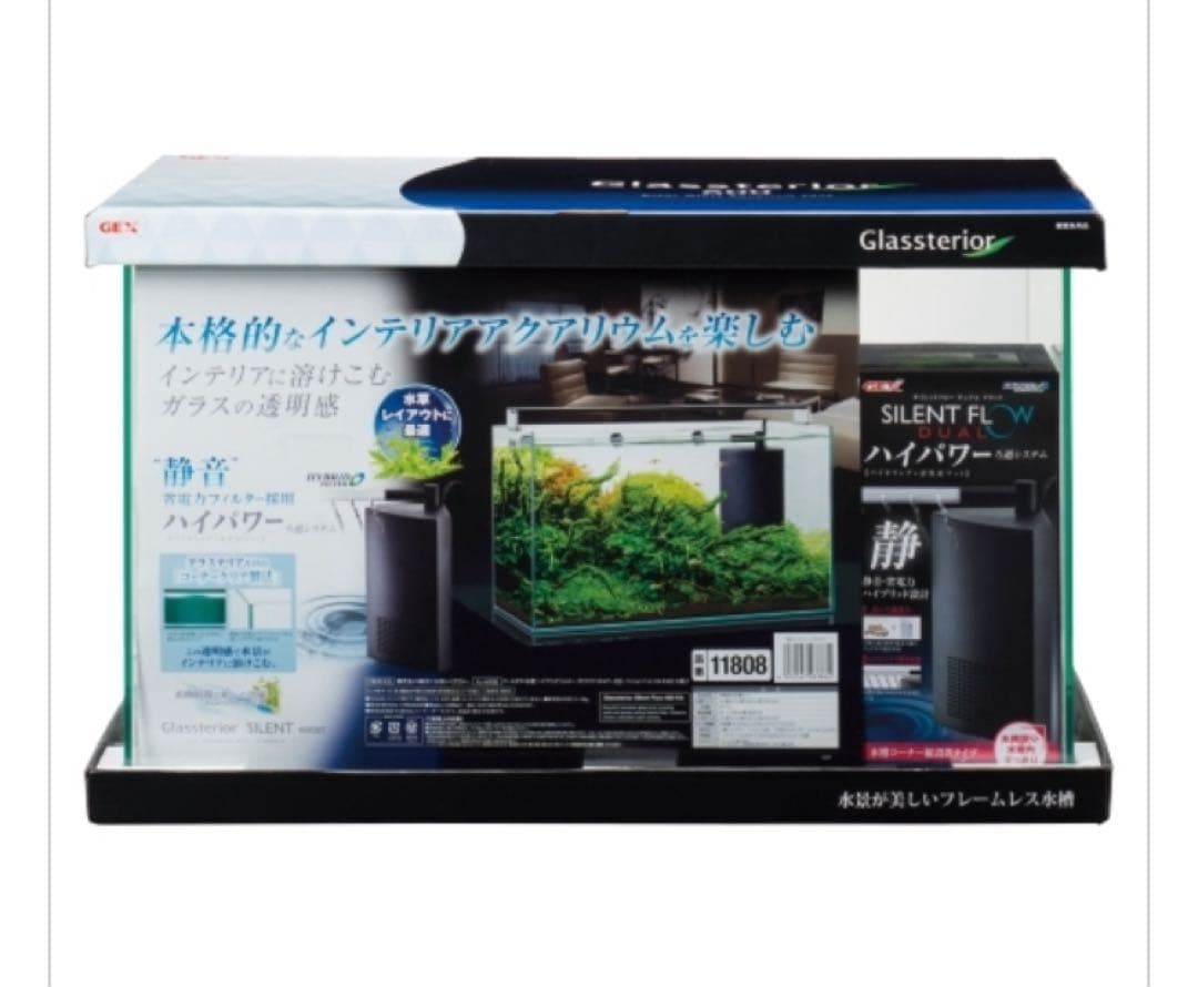 GEX AQUARIUM グラステリアサイレント600ST 静音フィルター付