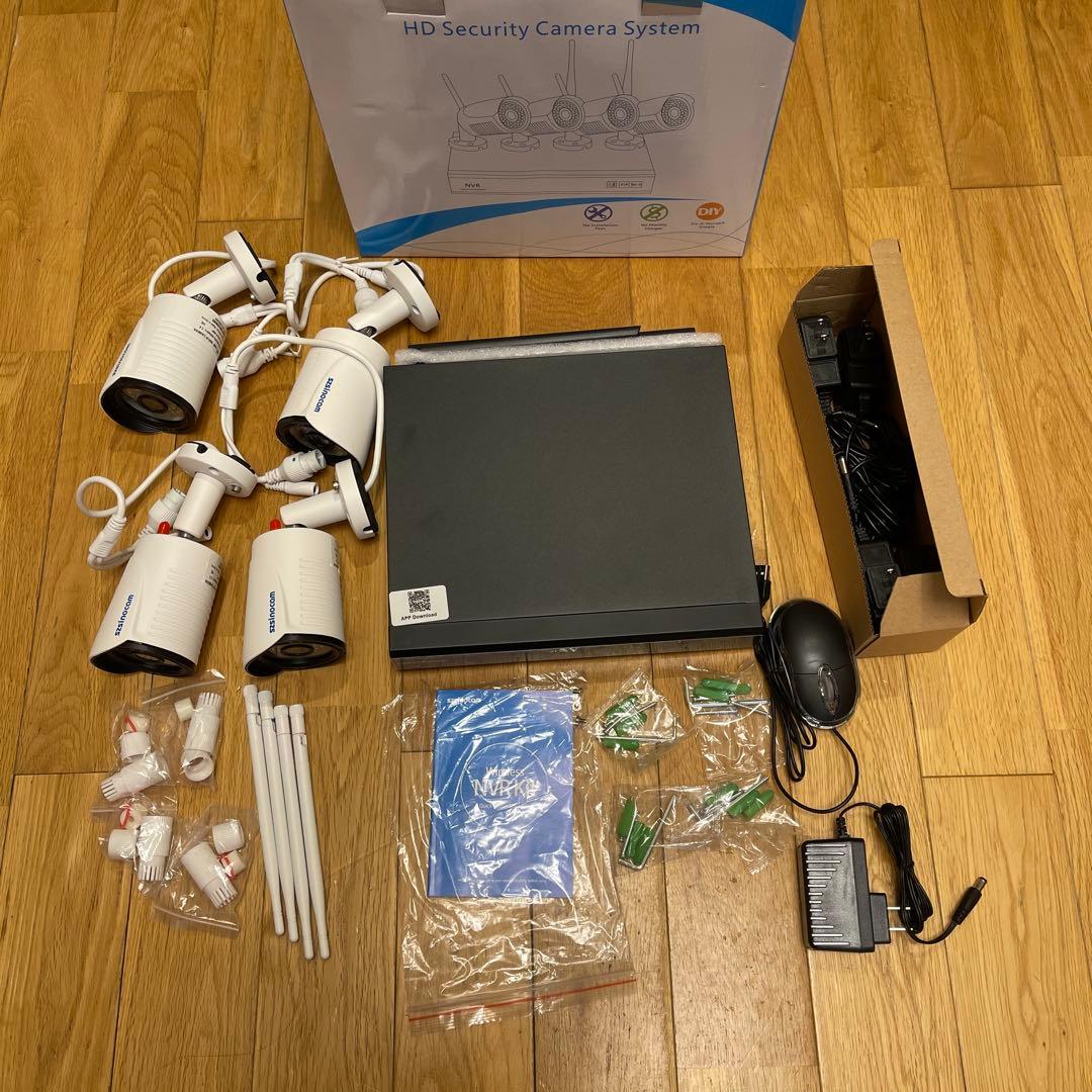 ⭐️未使用⭐️4CH WIFI NVR KITS 防犯カメラ