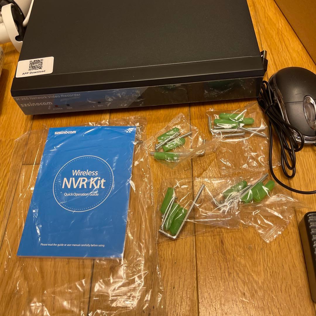 ⭐️未使用⭐️4CH WIFI NVR KITS 防犯カメラ