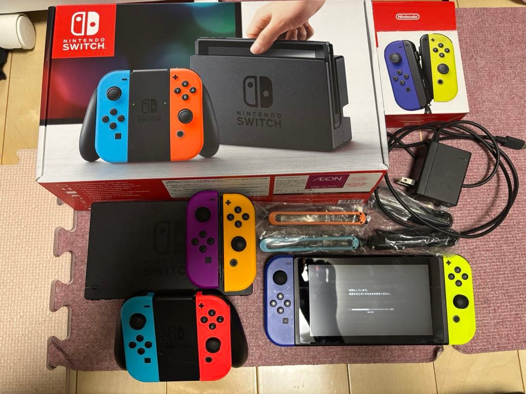 Nintendo Switch本体フルセット 初期化済み 箱付き