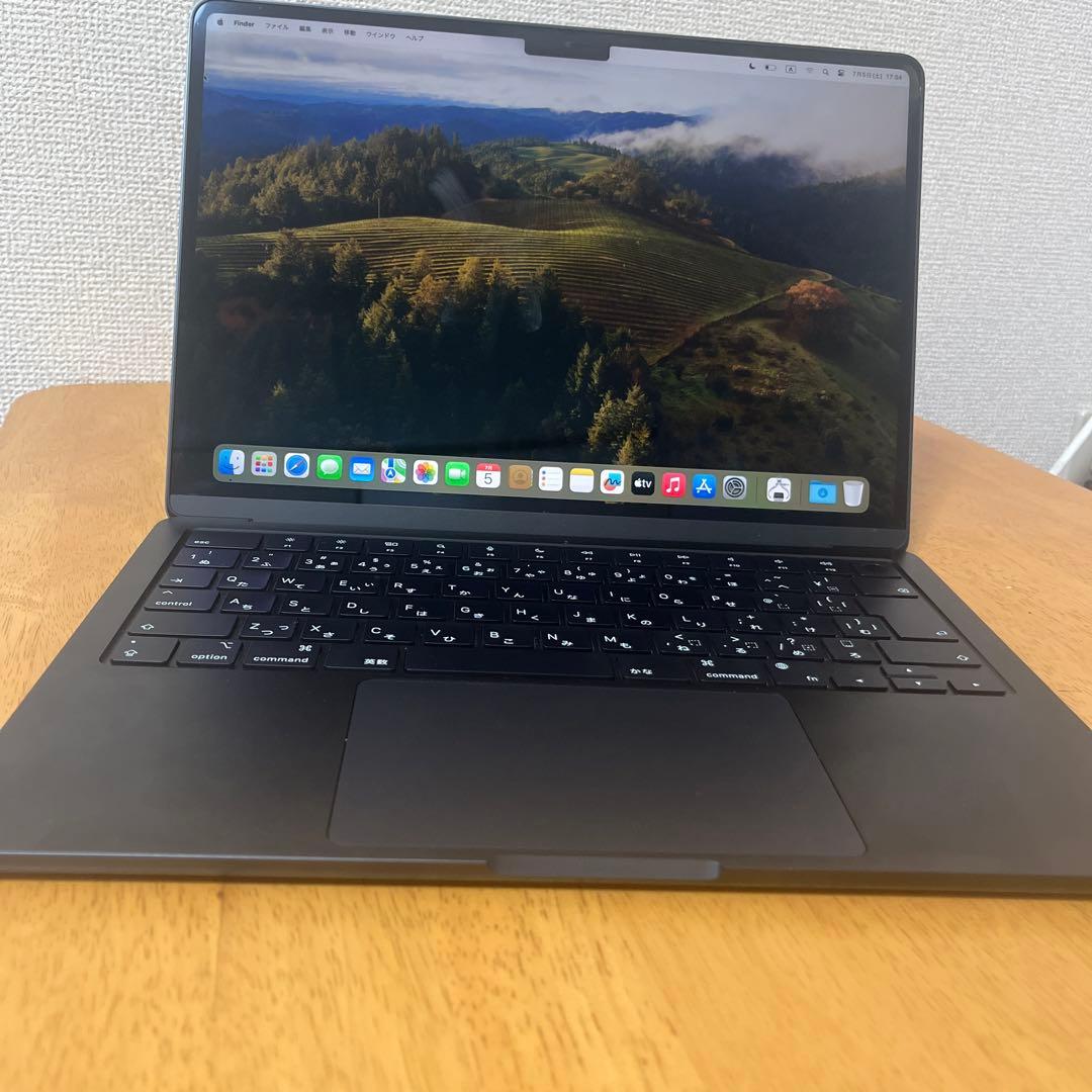美品MacBook Air M2 2022 スペースグレー 8G 256GB