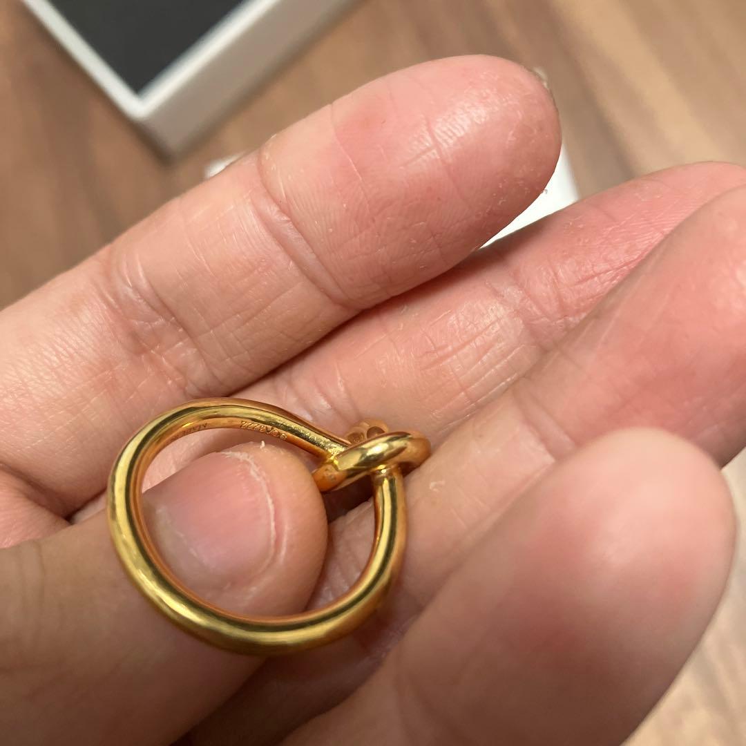 【CELINE】ゴールド ノットリング　52