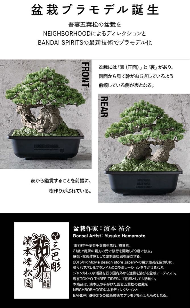SRL X BANDAI SPIRITS BONSAI MODEL KITセット