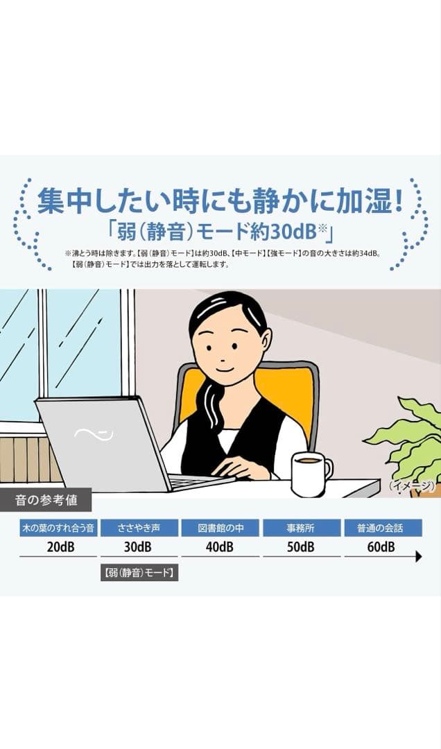 加湿器 EE-TB60-WA