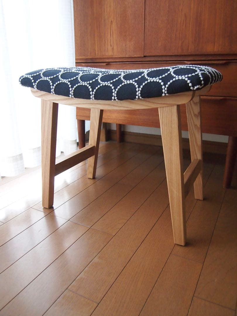 pさん専用 ミナペルホネン ハンドメイド トロペスツール 2脚セット 生地 椅子