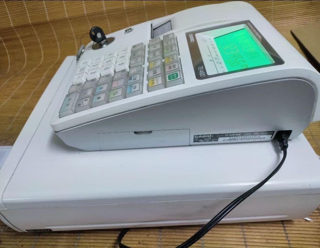 カシオレジスター　TE-400　フル設定無料　PC連携売上管理　919100