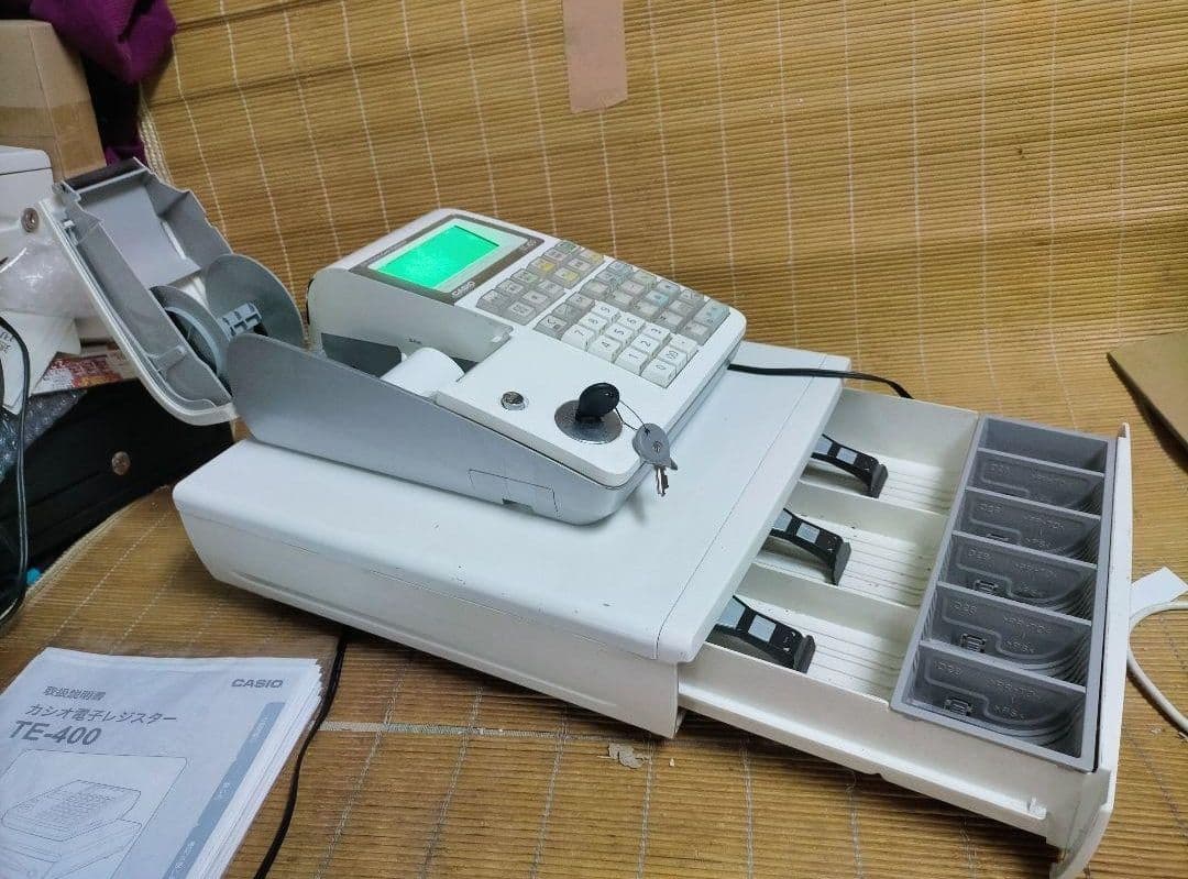 カシオレジスター　TE-400　フル設定無料　PC連携売上管理　919100