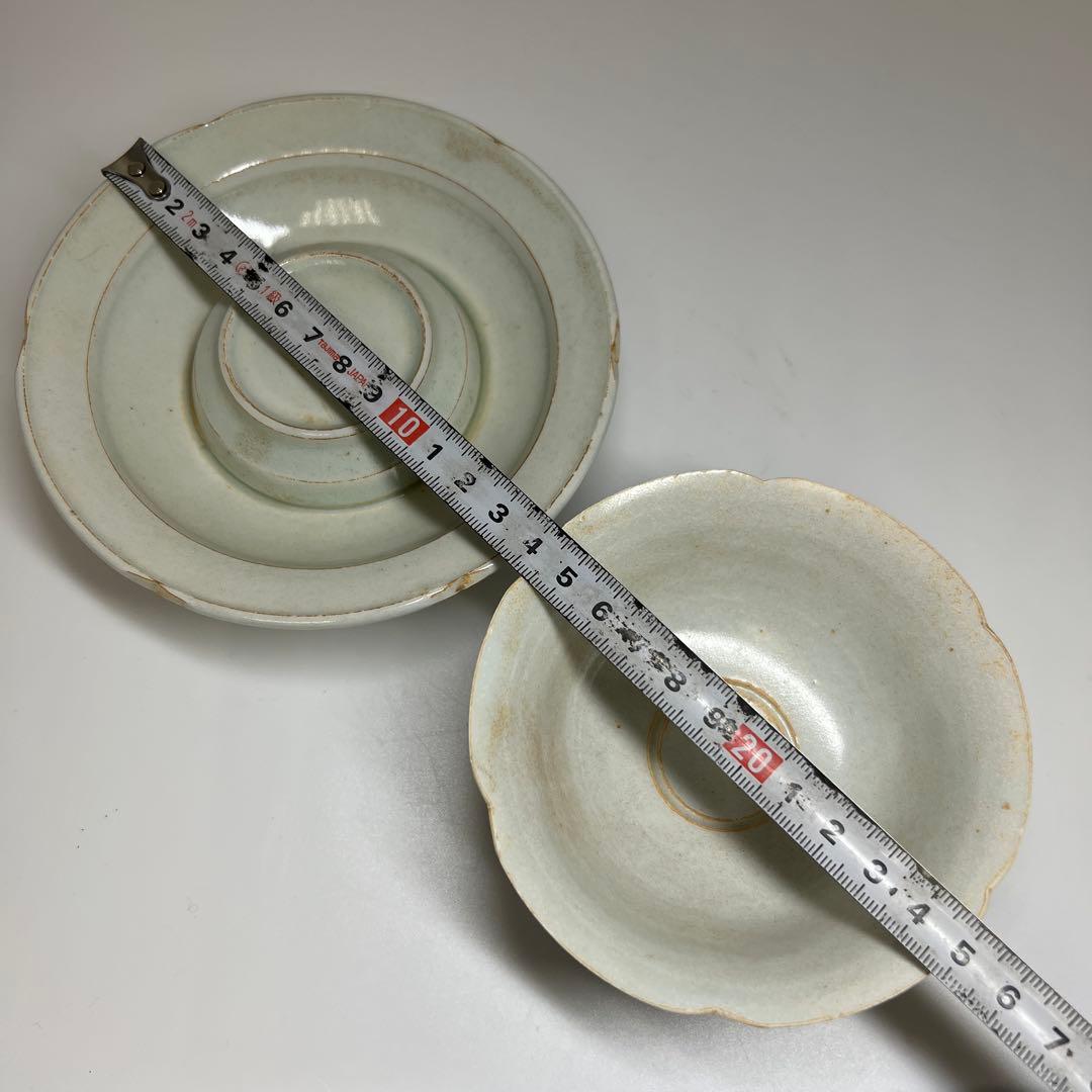 中国宋時代　影青盃、盃台　木箱付　高さ9㎝　東Y7-0709⭐︎2Fトコカ