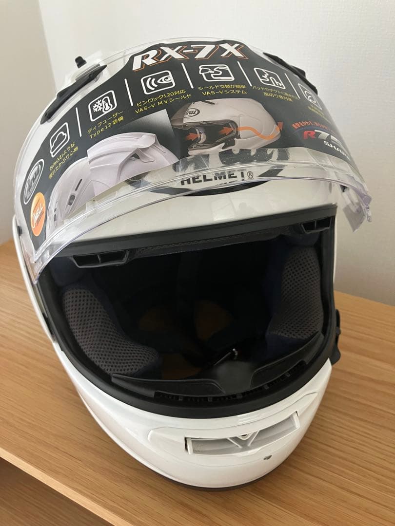 Arai RX-7X ホワイト Mサイズ 57-58cm 新品未使用専用シールド