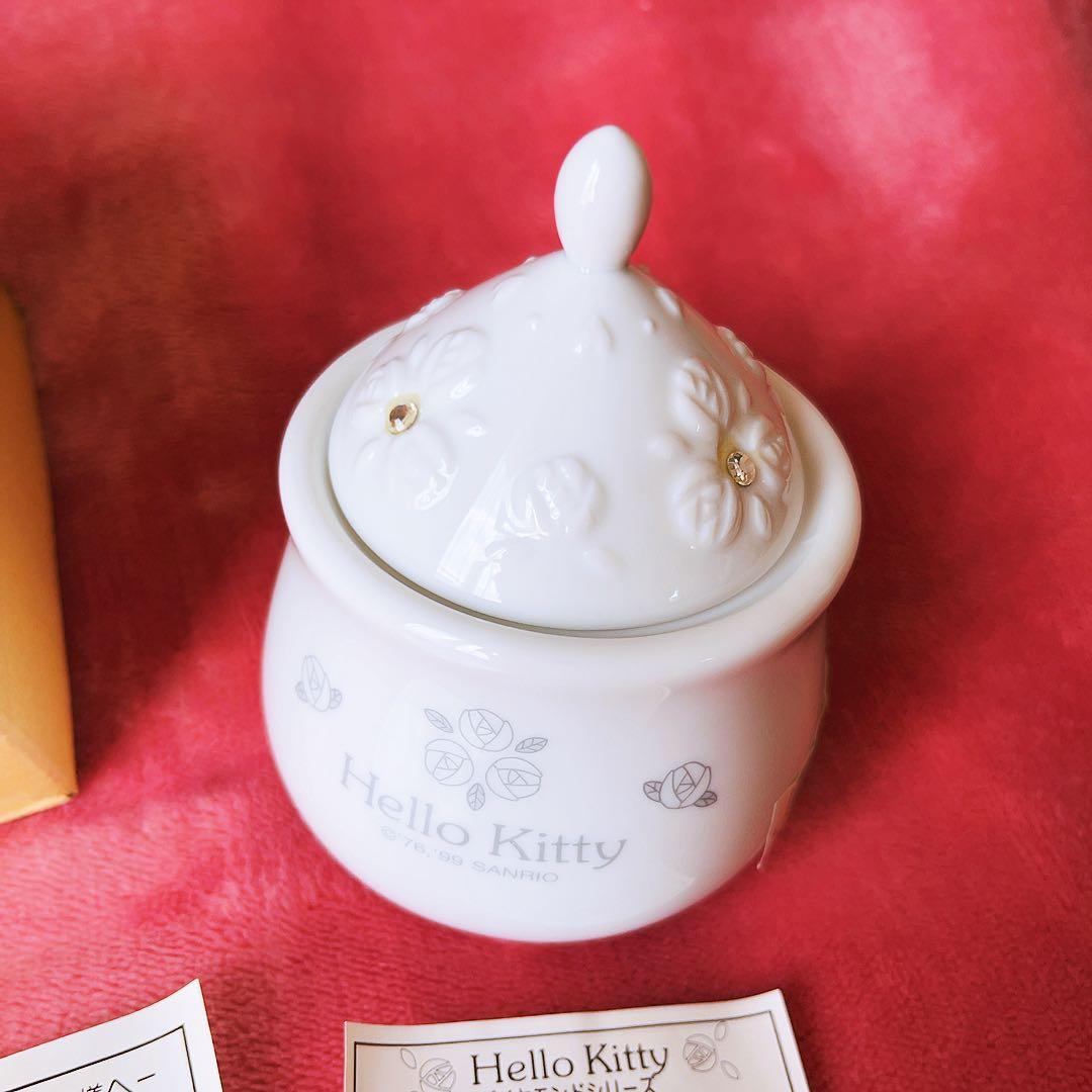 希少レア　ハローキティ　シュガーポット　ダイヤモンド　1999 サンリオ