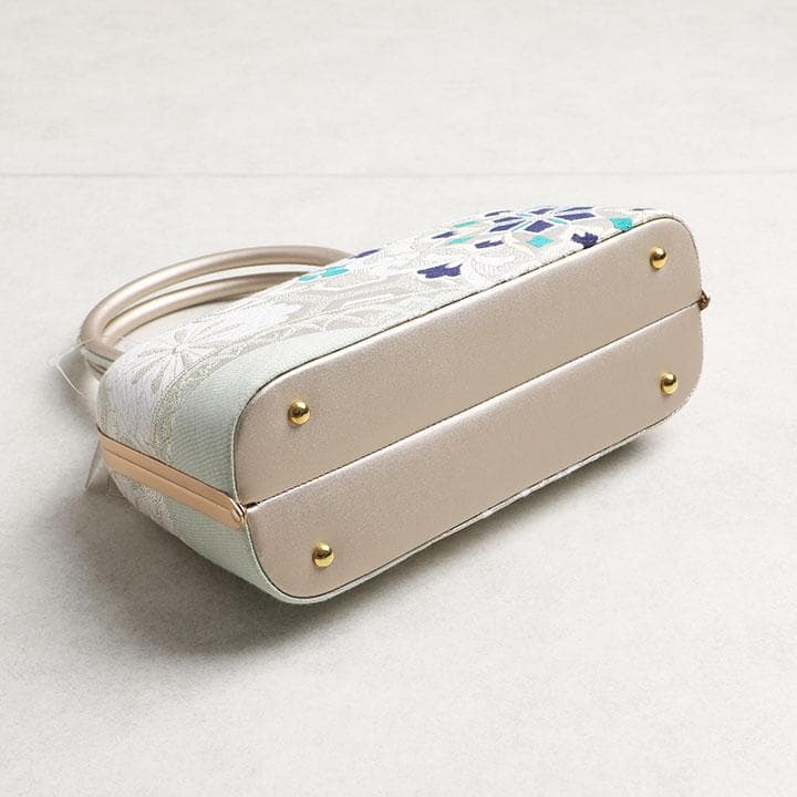 【新品】草履バッグセット　厚底草履　小花模様　23.5cm　03085