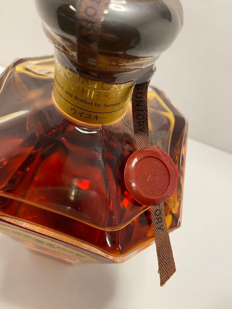 Suntory PRESTIGE 25Years ウイスキー 木箱入り（蓋無し）