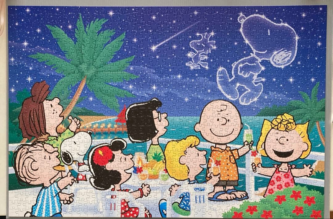 スヌーピー　ピーナッツ　ジグソーパズル　1000ピース　ミルキーウエイ