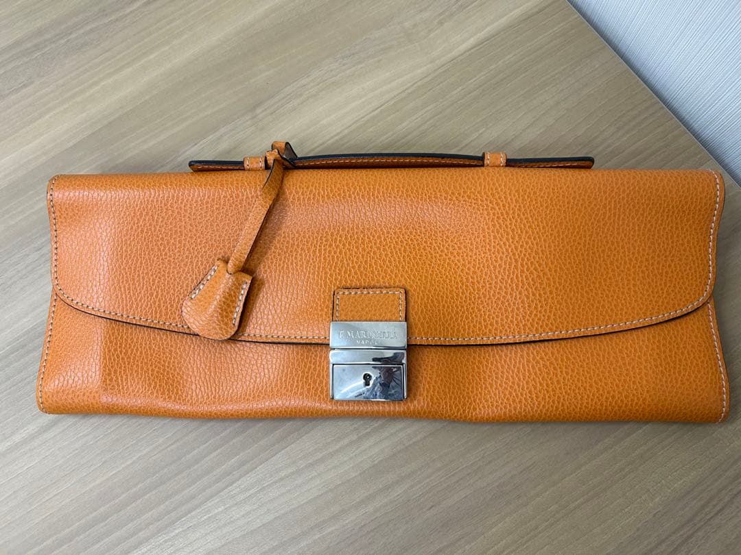 マリネッラ ソットブラッチョ 定価88,000円　オレンジ　袋付き